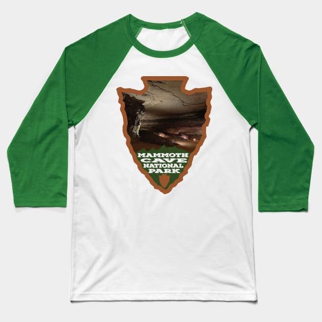 Mammoth Cave National Park arrowhead Baseball T-Shirt by nylebuss